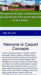 Mobile Screenshot of carportconcepts.com